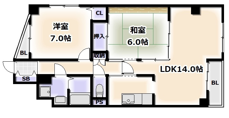 アビコOFKの間取り