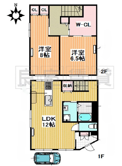 【間取り】 | 鏡池通貸家