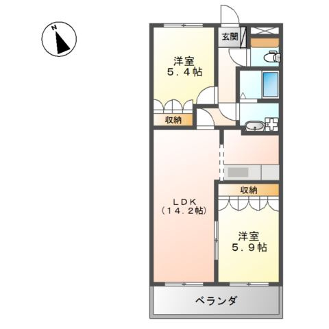 菊池郡菊陽町大字津久礼の賃貸マンション