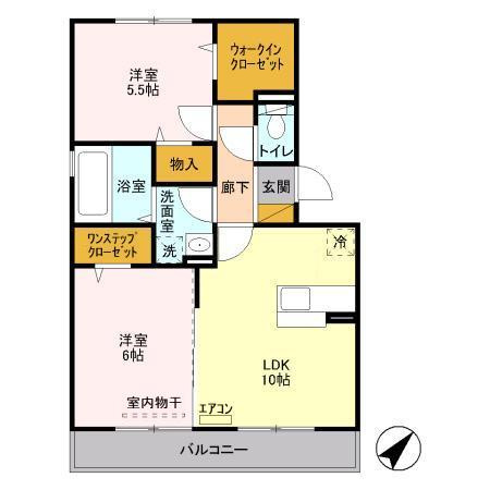 ヴァン・ボヌール Ⅱの区画図