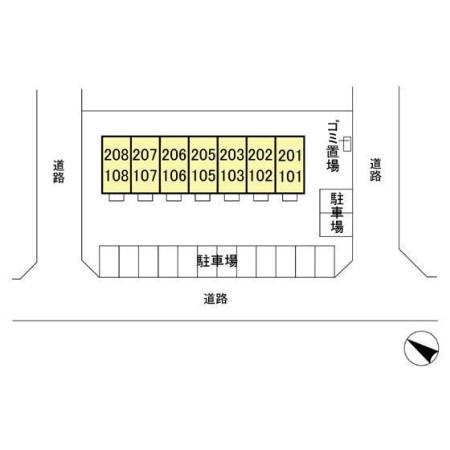 パークサイド松ヶ丘の区画図