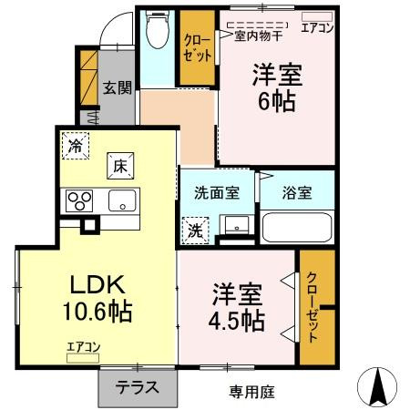 THE PARK FRONTの間取り