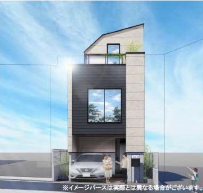 文京区千石　提案型売地の外観パース