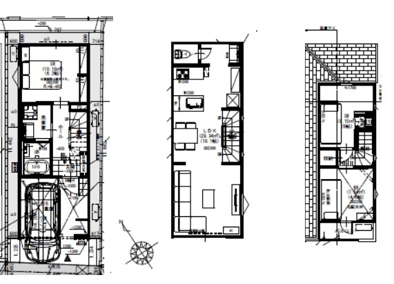 文京区千石　建築条件付売地の参考プラン|LDK18帖以上の3LDK　延床：85.88㎡　建物参考価格：3990万円