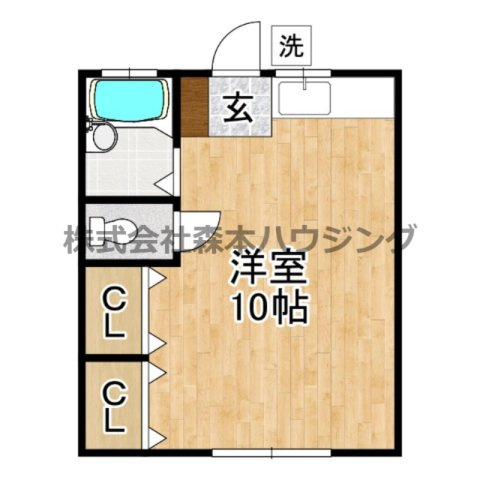 【間取り】 | 　ハイツラポール