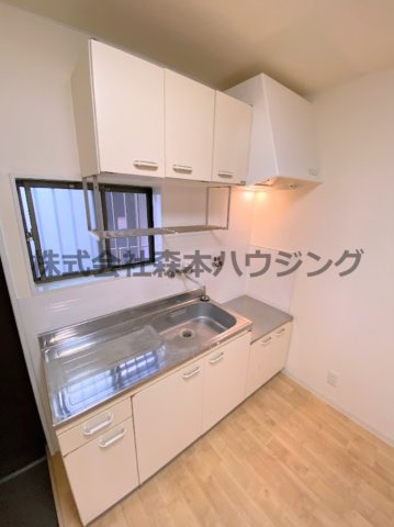 【キッチン】 | 　ハイツラポール | キッチンでお料理をお楽しみください
