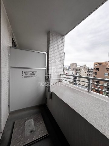 クレイルタワーのバルコニー