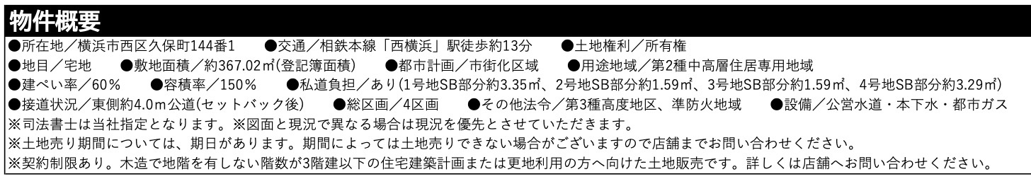 ★仲介手数料無料★横浜市西区久保町|仲介手数料無料！お問合せ下さい/080-7058-7312 