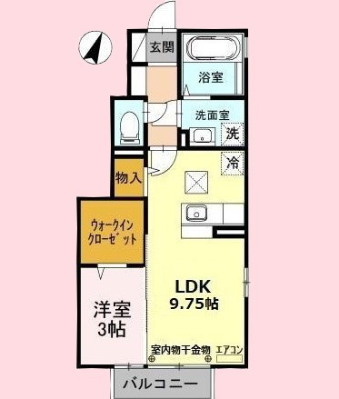 モダンヒル　壱番館の間取り