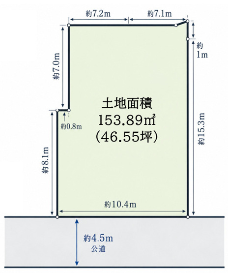 【土地図】 | ◆瀬谷区宮沢2丁目　建築条件なし売地◆