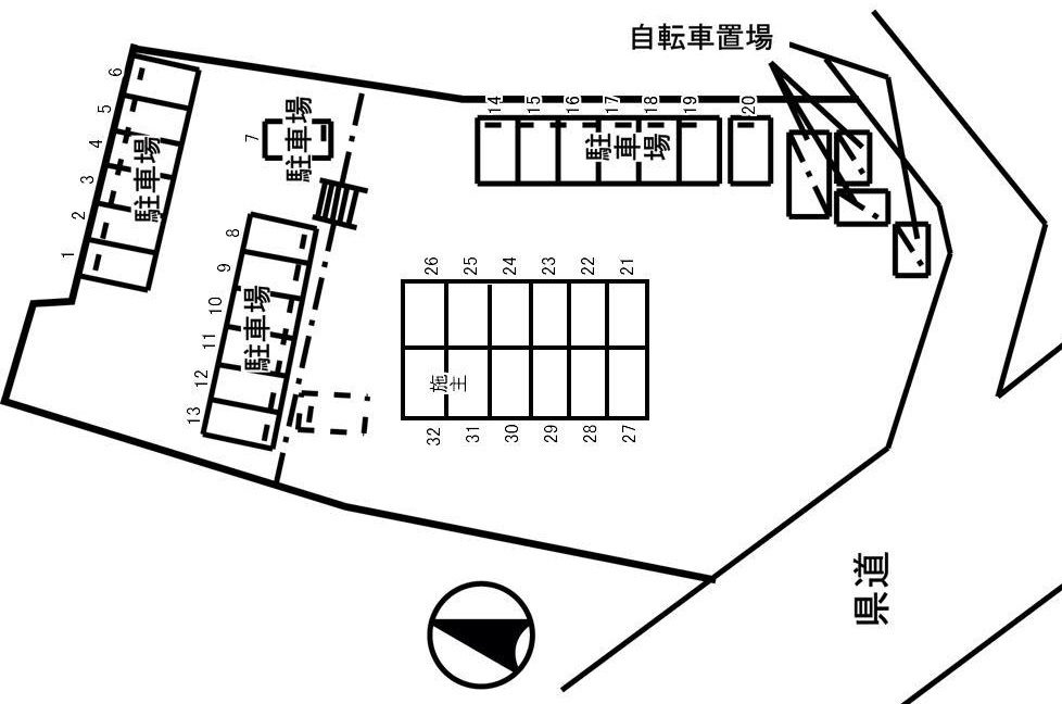 ステートリーマンション鷲崎の区画図