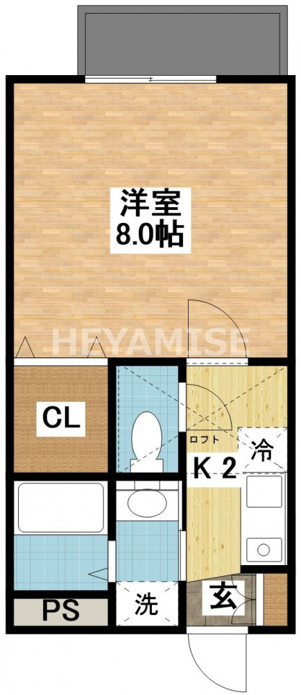 サンヒルズ壱番館の間取り