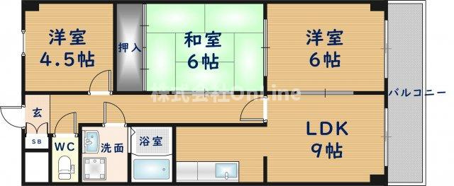 グランメールシマノの間取り