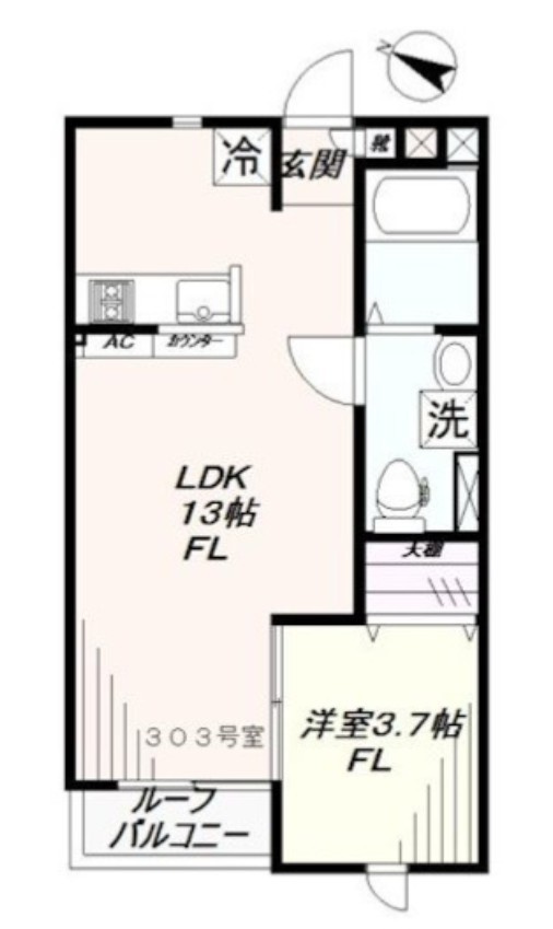 ボヌール和光の間取り