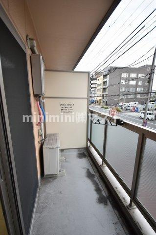 大阪市東成区東小橋１丁目の賃貸マンションのバルコニー