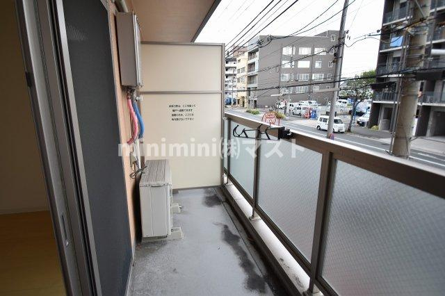 大阪市東成区東小橋１丁目の賃貸マンションのバルコニー