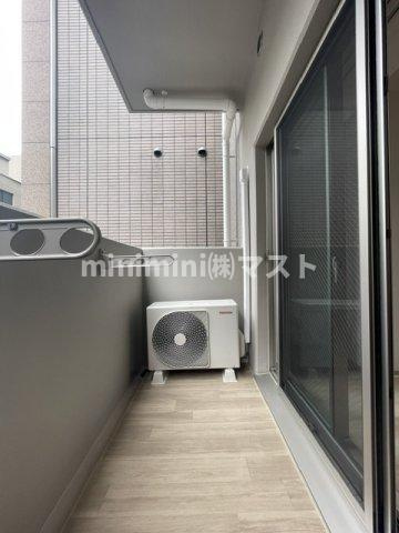 大阪市中央区南船場１丁目の賃貸マンションのバルコニー