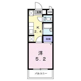 【間取り】 | メゾンＭ・Ｋ　Ⅴ
