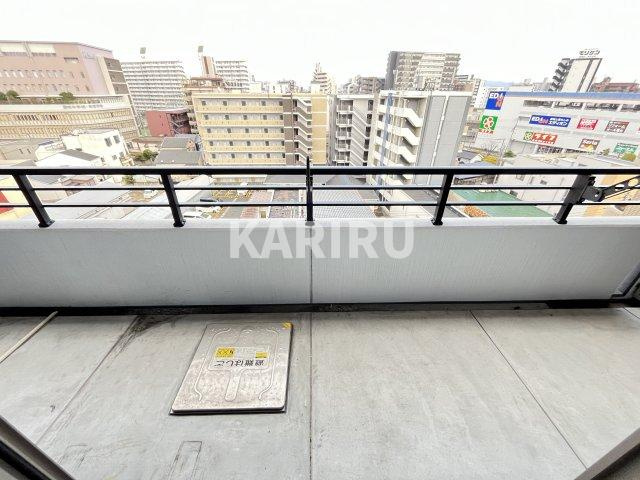 グレイス京橋のバルコニー