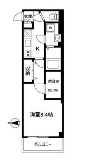 ＣＡＳＡ南千住の間取り