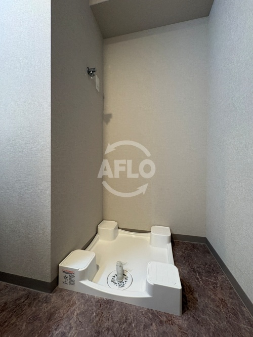 S-RESIDENCE阿波座chiaroの洗面所|S-RESIDENCE阿波座chiaro　洗濯パン
