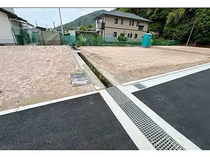 安佐北区可部東４丁目の前面道路含む現地写真