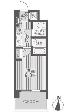 レジディア両国の間取り
