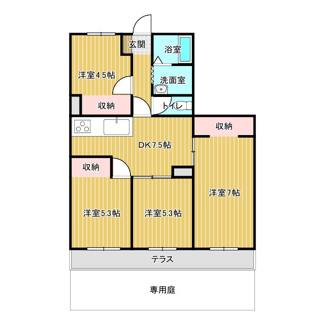 リバーサイドマンションの間取り