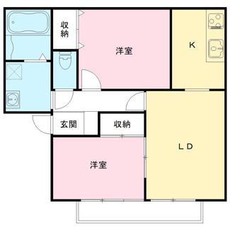 【間取り】 | ベルフォレストB