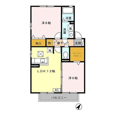 【間取り】 | アンクレージュ・ＶＡＮ