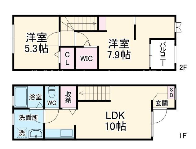 【間取り】 | メゾネットエスペランサ