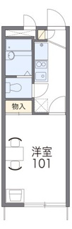 【間取り】 | レオパレスライラックハウス | 画像2
