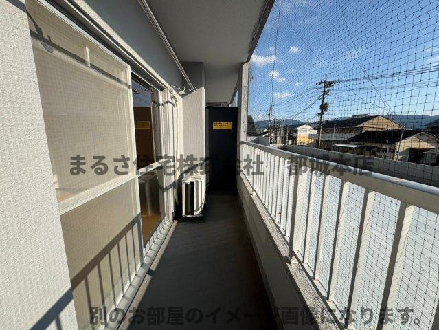 プリンセスマンションのバルコニー