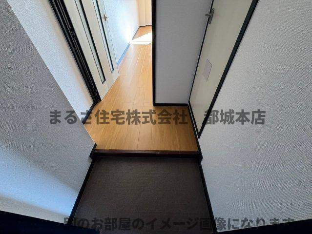 プリンセスマンションの玄関