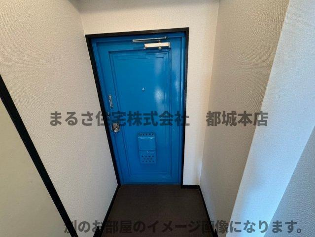 プリンセスマンションの玄関