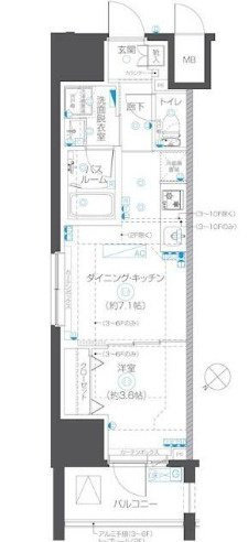 【間取り】 | ZOOM立川曙町(ズームタチカワアケボノチョウ)