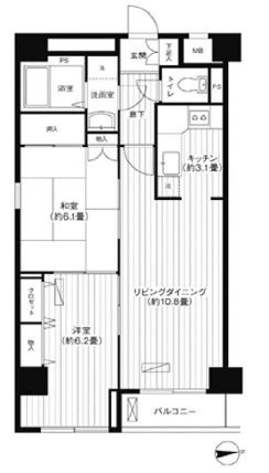 ベルフォーレ御徒町の間取り