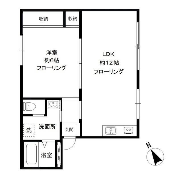 メゾン・ドゥ南馬込の間取り