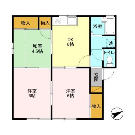 セジュール港町の間取り