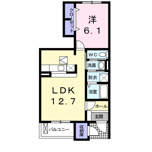 ソラボレⅠの間取り|間取図