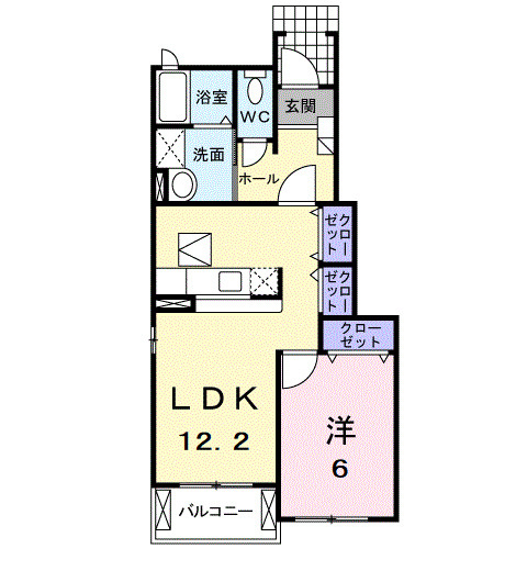 スプリング・フラワーの間取り|間取図
