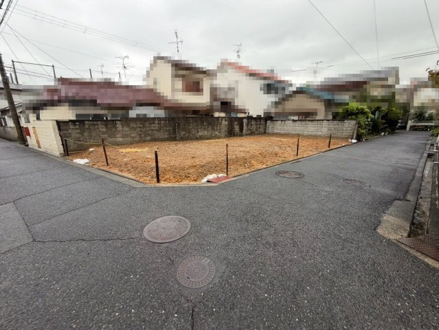 池尻町　売土地の前面道路含む現地写真|建築条件無ですので、個性溢れる住まいを実現させてくださいね♪