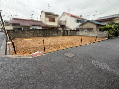 【前面道路含む現地写真】 | 池尻町　売土地 | 現況更地ですので、解体費用がかからないのが嬉しいですね♪