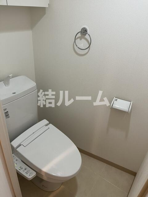 板橋区赤塚新町２丁目の賃貸マンションのトイレ