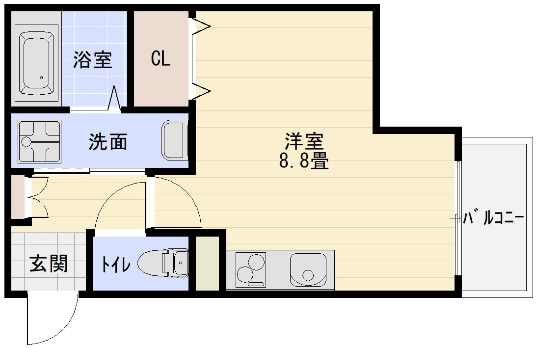 REGIES八尾駅前の間取り