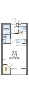 【間取り】 | レオパレスアークハイムⅡ | 画像2