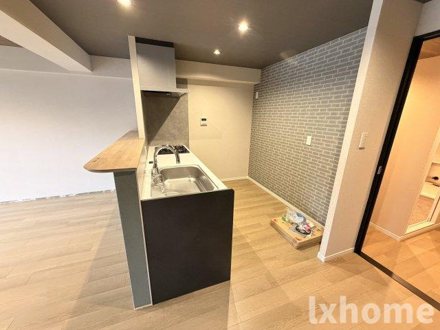 京橋南コーポ2号棟のキッチン