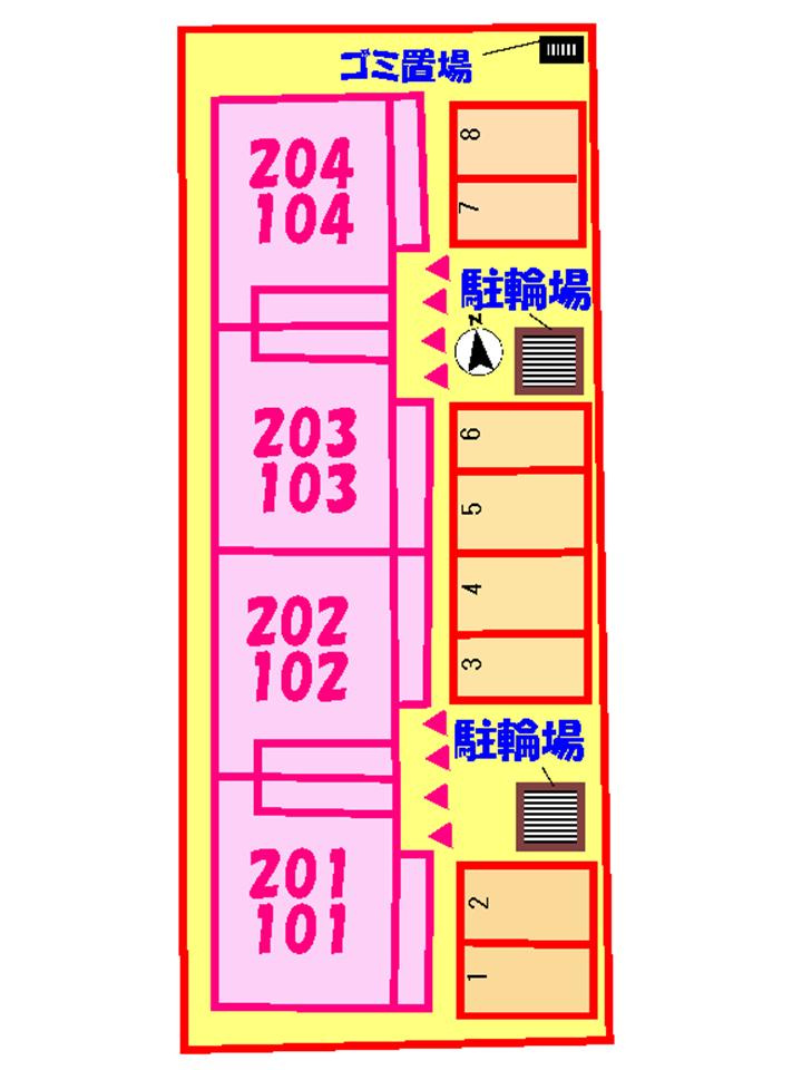 フラン　グラースの駐車場|駐車場