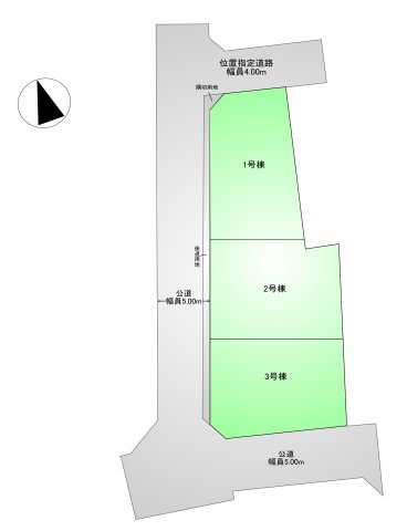 小金井市貫井南町1丁目 中央線 武蔵小金井駅 新築戸建の区画図