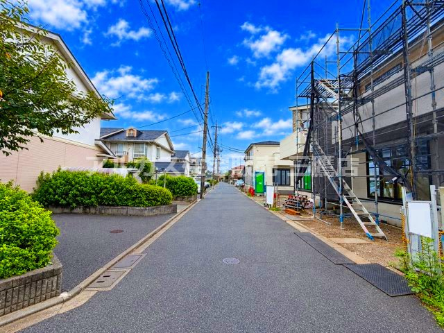 小金井市貫井南町1丁目 中央線 武蔵小金井駅 新築戸建の前面道路含む現地写真